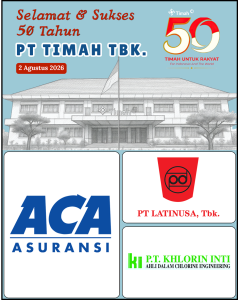Setengah Abad PT Timah Tbk: Mengukuhkan Misi “Timah untuk Rakyat, For Indonesia and The World”
