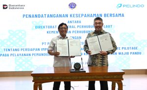 Modernisasi Layanan Kapal, Kemenhub dan Pelindo Siapkan Implementasi E-Pilotage Pada Perairan Wajib Pandu
