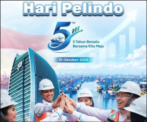 HUT Ke-5 Pelindo: “5 Tahun Bersatu, Bersama Kita Maju”, Konsolidasi Wujudkan Efisiensi Logistik Nasional